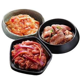 汉拿山烤肉组合装1.2kg 韩式料理烤组合