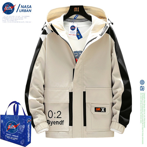 马可肯尼NASA联名款棒球服男女休闲外套加绒棒球服
